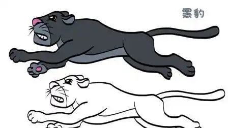 黑豹简笔画复仇者联盟黑豹简笔画