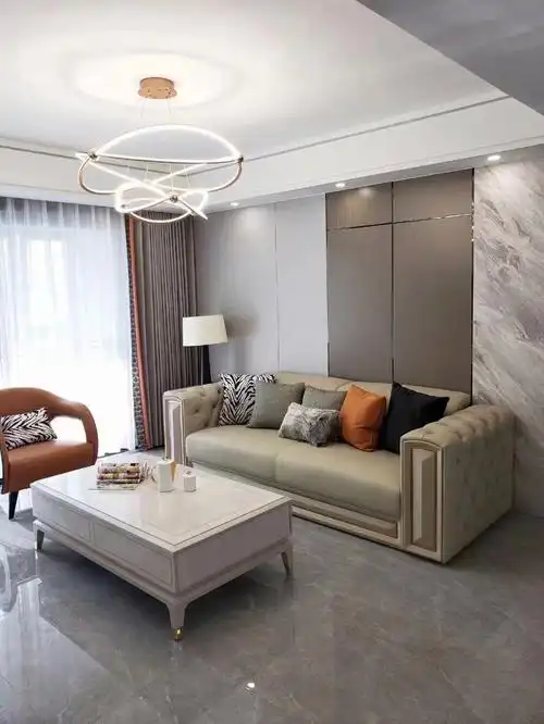 装修  130请您轻奢风格完工照,色调搭配很好看