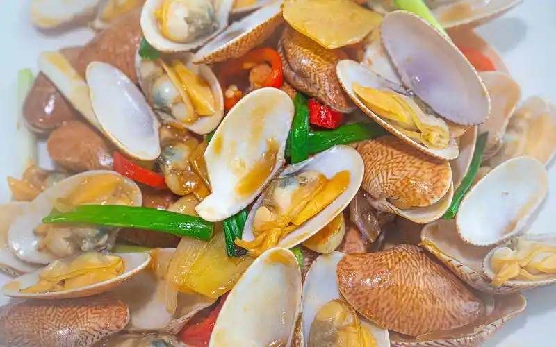 垂涎欲滴的姜葱炒花甲,注意这样简单的步骤,就能保证十足的鲜度_哔哩