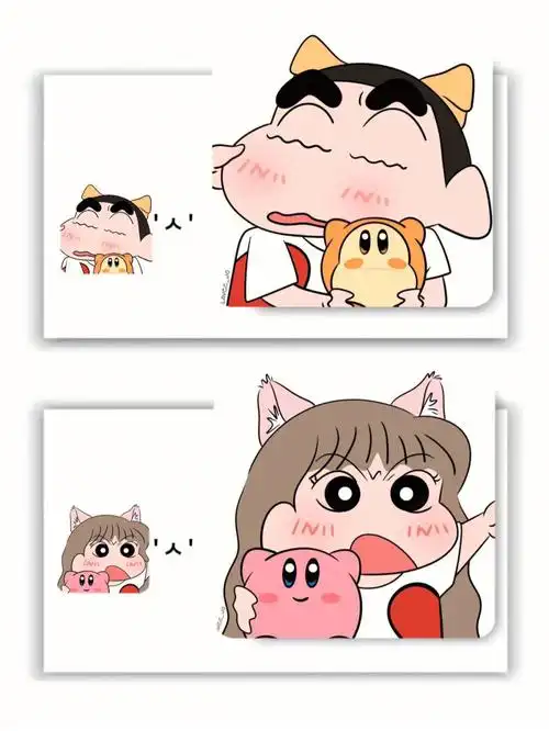 头像 #蜡笔小新  #蜡笔小新情侣头像  #可爱情侣头像  #小爱