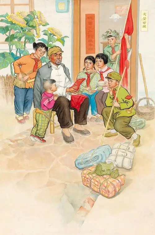 刘泽文 听爷爷讲赤卫队的故事