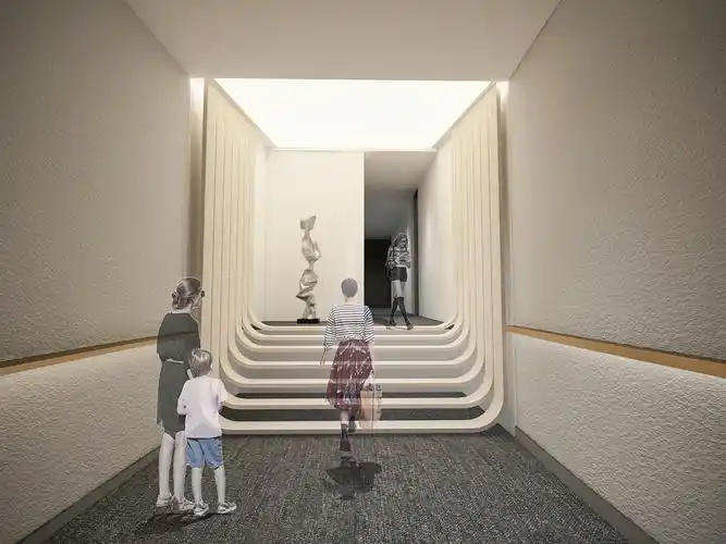 空间设计 通道 走廊 艺术 共生