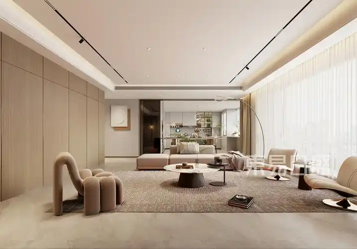 碧桂园189平米现代轻奢效果图