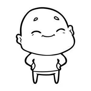 卡通光头图片-卡通光头素材-卡通光头插画-摄图新视界