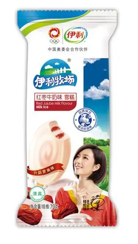 伊利牧场红枣牛奶雪糕