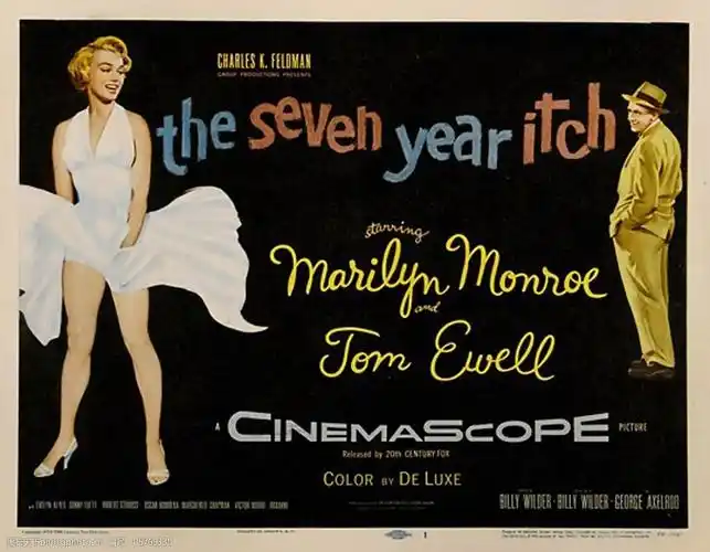 位图主题老电影海报玛丽莲梦露人物免费素材