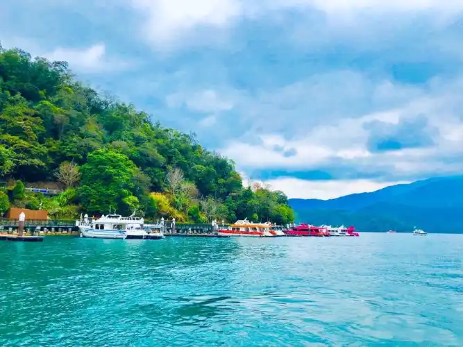 风景如画的日月潭