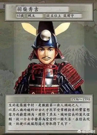 丰臣秀吉是谁,丰臣秀吉如何能一步步统一日本? - 石塘网