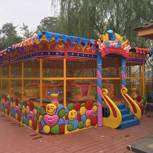 欢乐喷球车游乐设备12人免维护游乐设备户外运动游乐设施小丑气球车