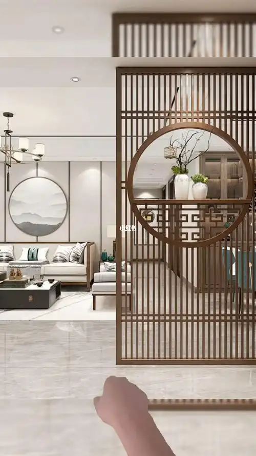 新中式风格屏风隔断