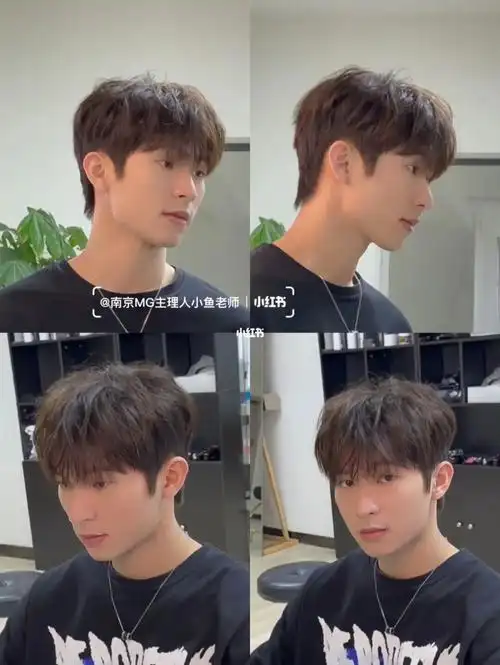 男生碎盖烫|烫型不烫卷的发型阳光帅气97 95