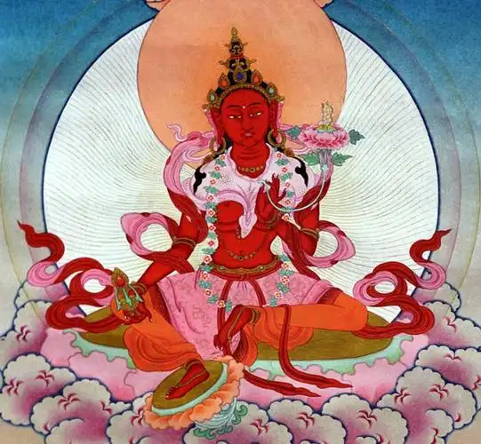 查看原始资料及大图红度母,宁玛派的伏藏法,由宁玛近代伏藏师艾庞喇嘛