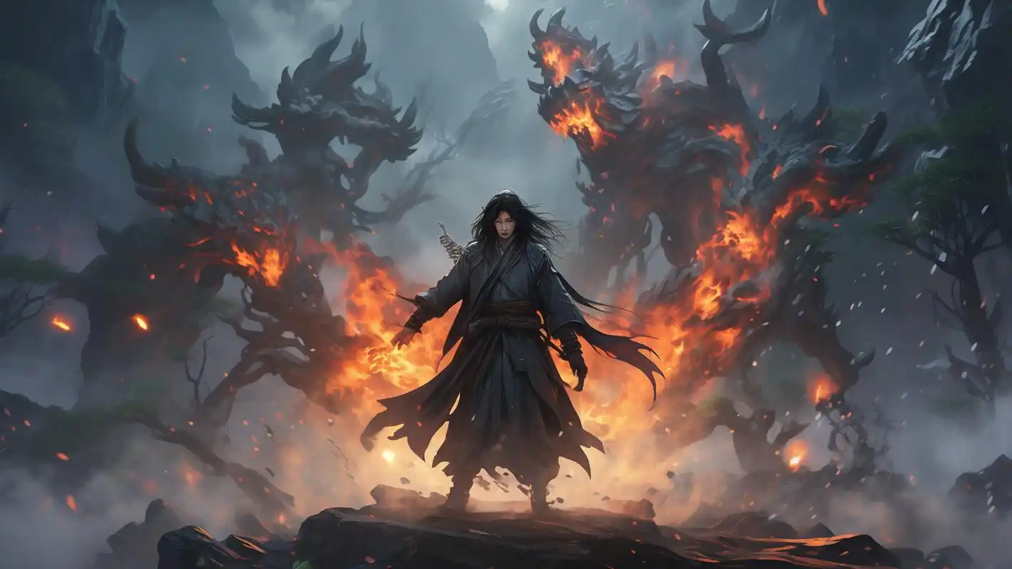 9115雾山五行壁纸,国风美学巅峰!90