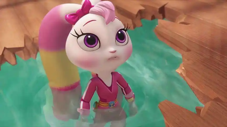 宇宙护卫队:彩虹用彩虹能量救了闪电,流星需要锯开木柱子