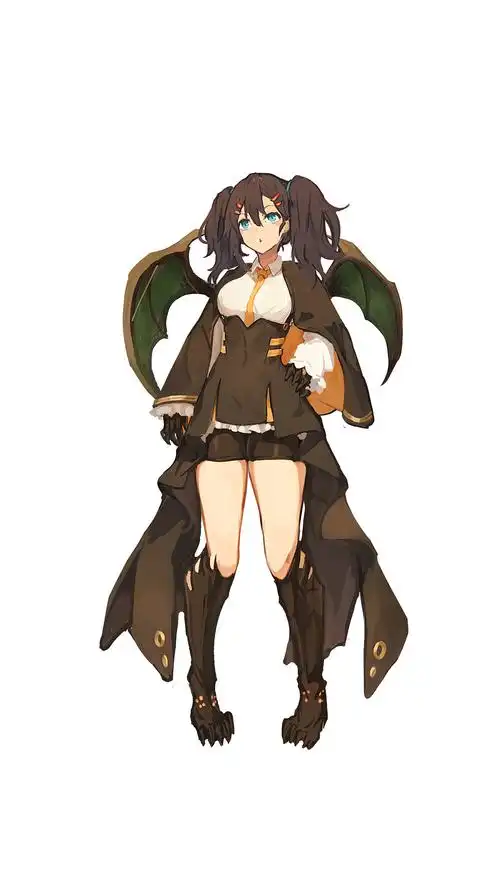 动漫人物立绘角色设计绘画参考素材