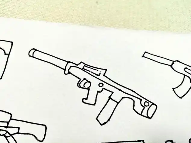 枪的简笔画大全