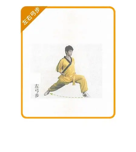 趣味武术 二级 基本技术 左右弓步