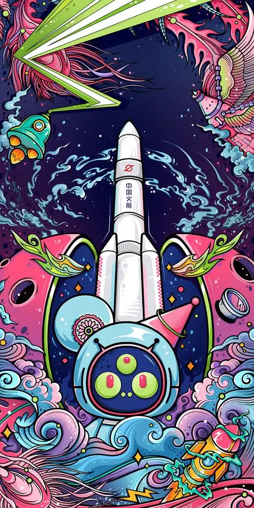 中国火箭wkong向成功系列盲盒