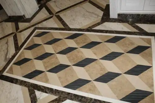 大理石背景墙案例图片|大理石地面拼花|大理石地面拼花效果图|碧桂园