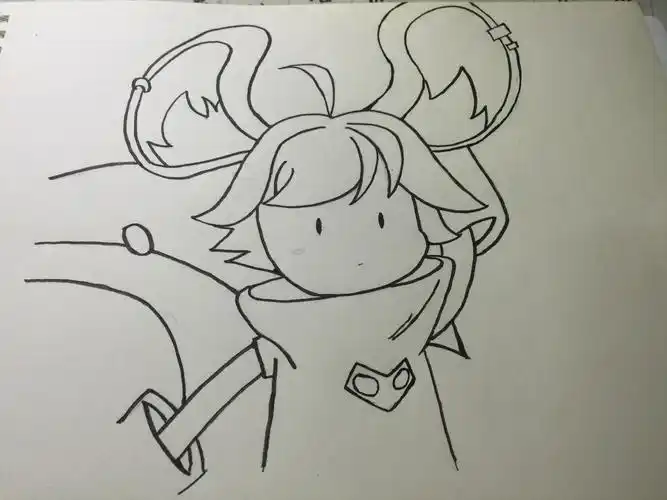 手绘教程如何画一只李元芳