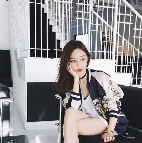 【钱夫人】chinstudio定制秋季新款韩版双面刺绣棒球服女长袖外套