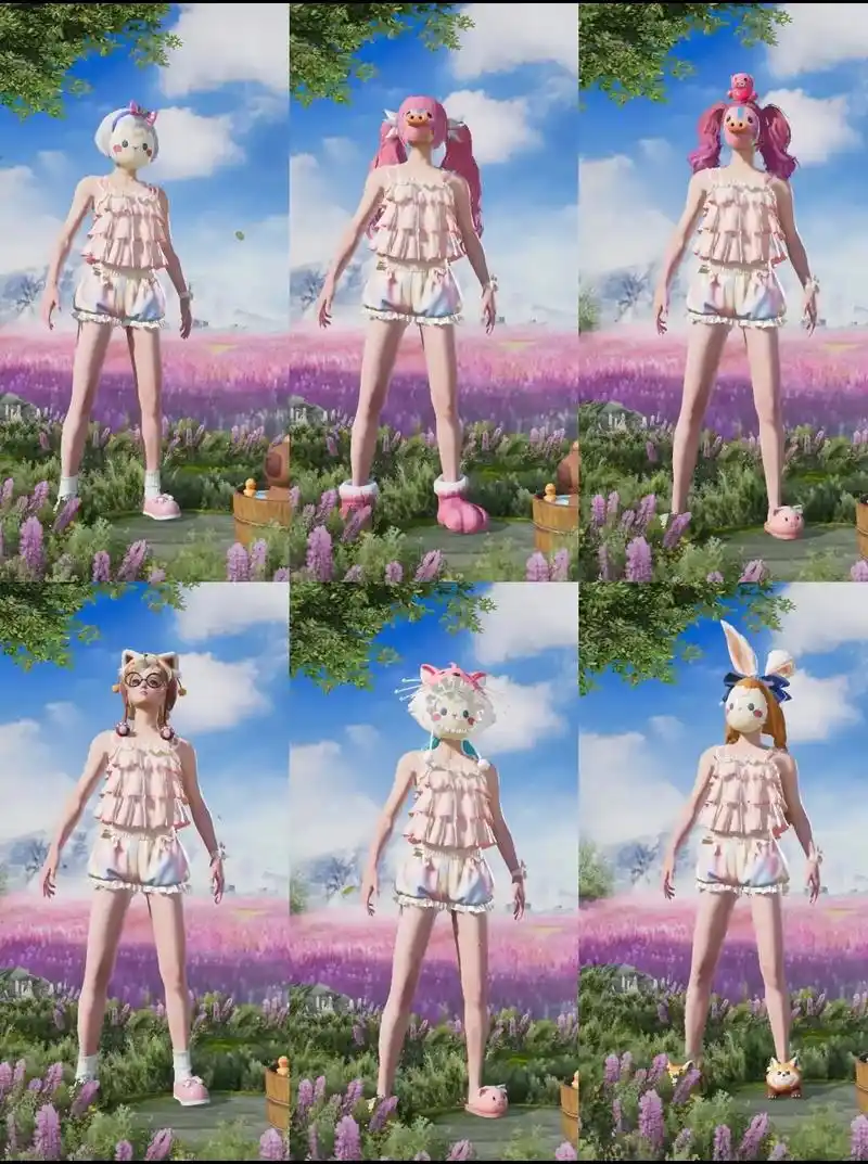 百搭马卡龙,大家最喜欢哪套呢#和平精英 #马卡龙 #和平精英