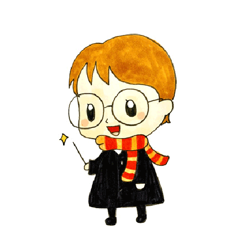 哈利波特简笔画图片 哈利波特是怎么画的