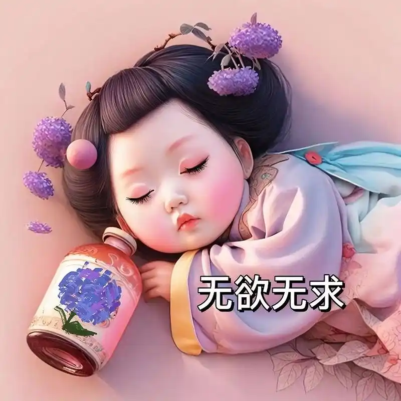 清心寡欲系列胖女孩头像