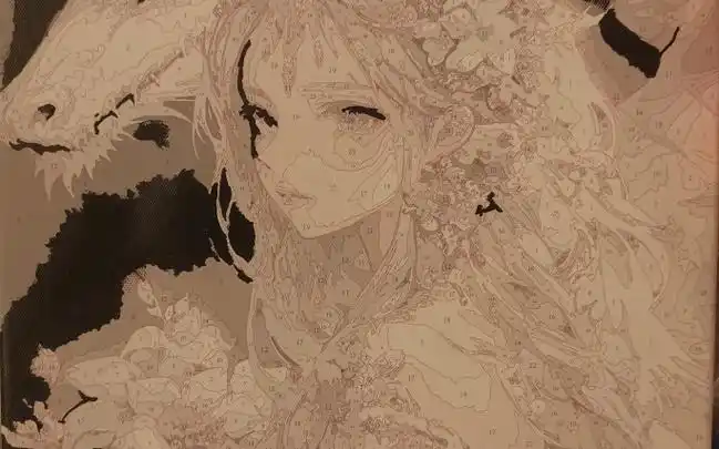 从拼夕夕上买的生肖画,画了一半才发现好难92