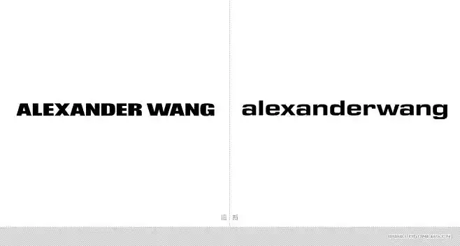 亚历山大王alexanderwang悄悄换了logo