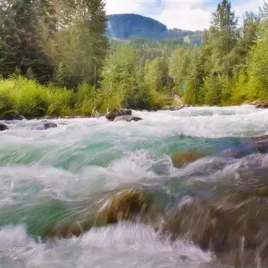 清晰图片风景头像山涧溪流太美了