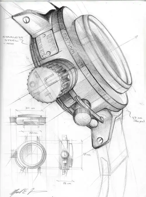 【手绘】结构素描风格的产品手绘!