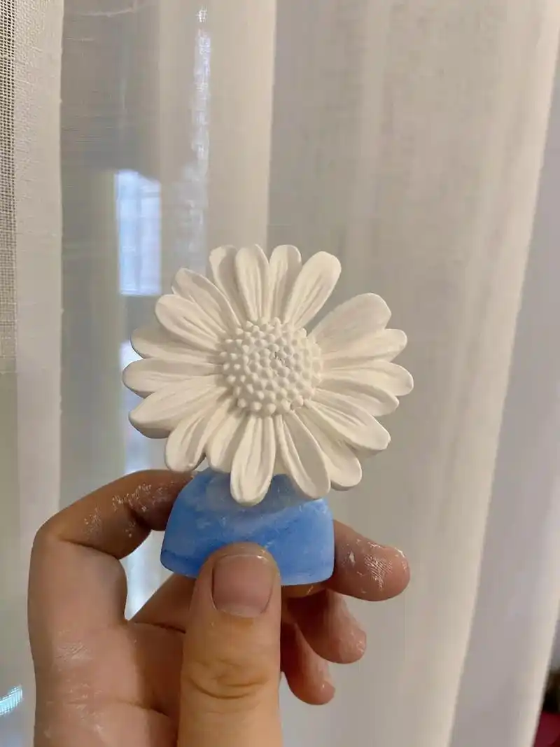 石膏手工记录-与花有关  之后所有,都与你有关,与花有关 香 - 抖音