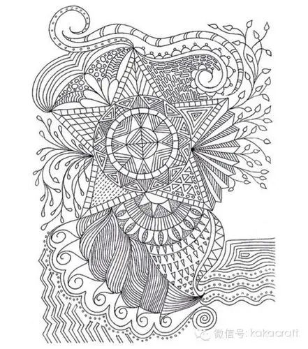 禅绕画爱好者作品