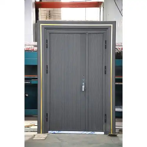 定制宾馆酒店防盗门现代简约子母门工程楼宇门家用进户门铝合金门