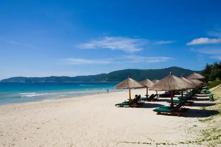 三亚旅游海南岛贝壳海滩高清壁纸