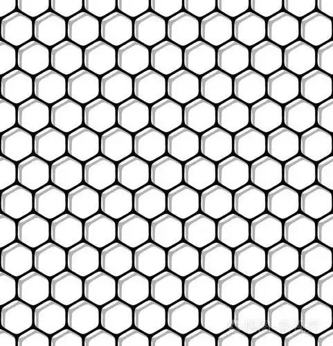 无缝的六边形图案