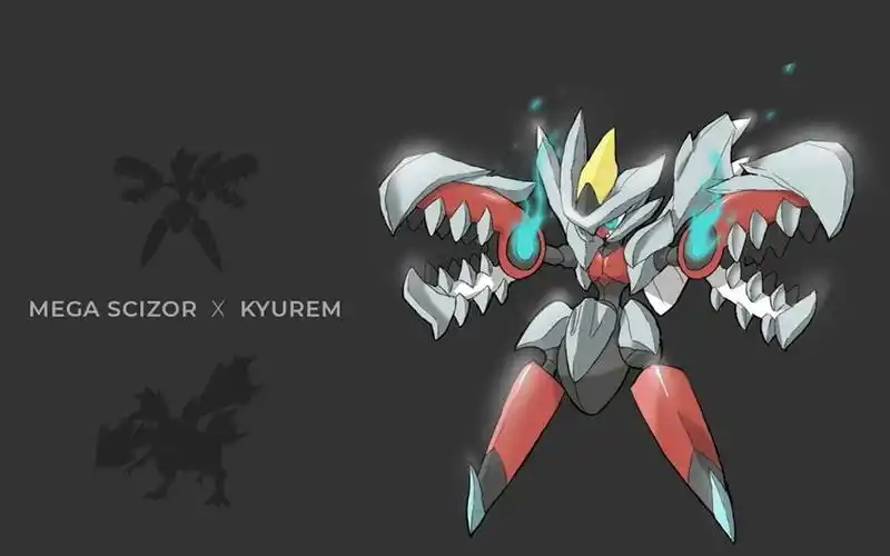 【神奇宝贝合体进化】mega巨钳螳螂"融合"酋雷姆,变得超帅气!酷爆了!