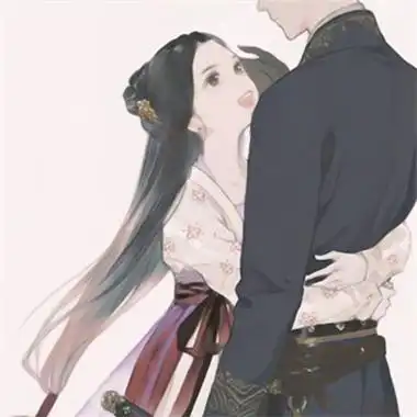 仙气十足的古风情侣双人情侣头像图片