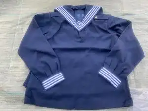 00阳光军体用品淘宝退役老货八七式海蓝的确良夏常服套装87涤良衣裤