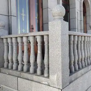 石材护栏户外大理石栏杆围栏庭院家用花瓶柱阳台栏杆别墅石材柱子