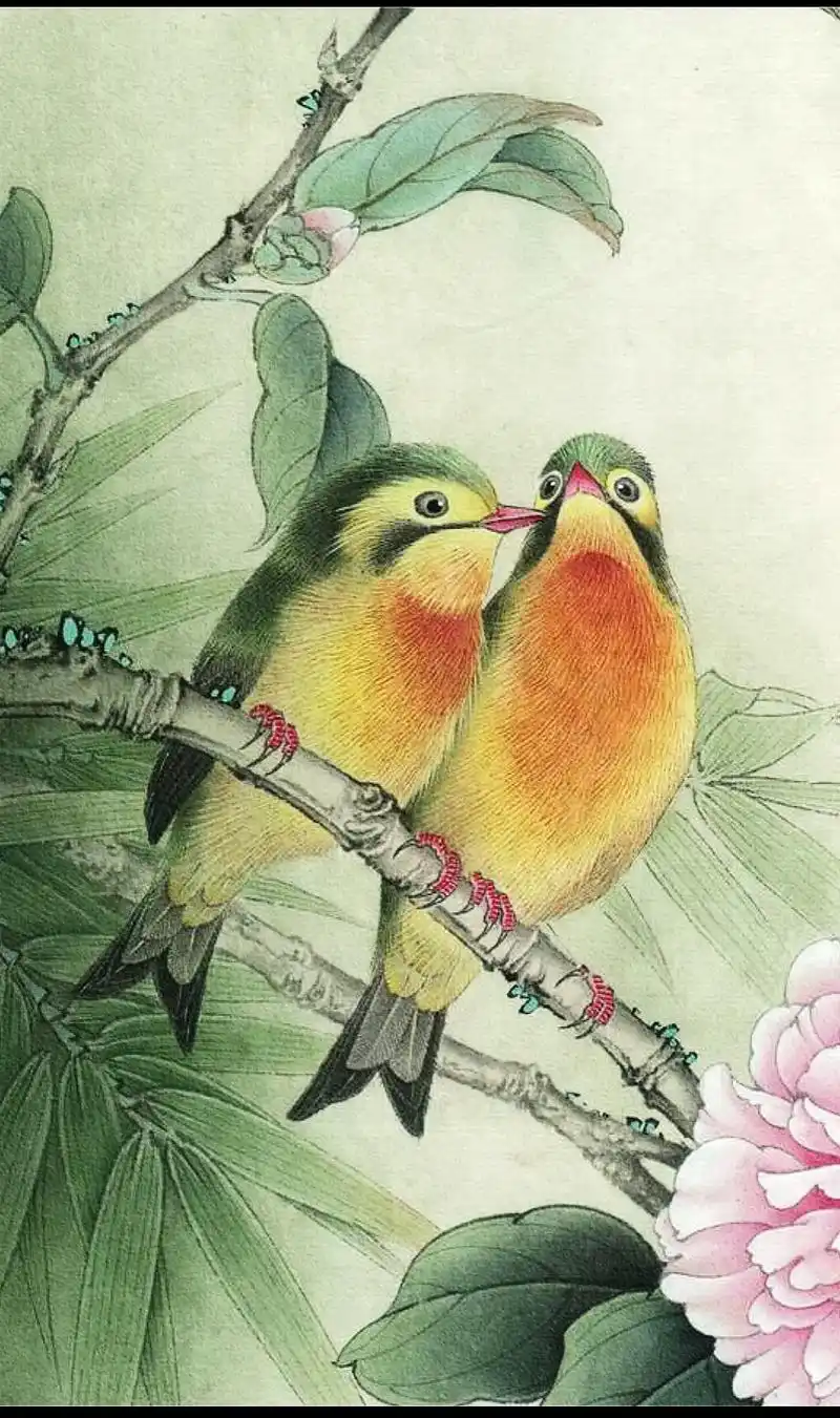 李晓明工笔画.#绘画#花鸟画#画画#国画 #工笔画  - 抖音