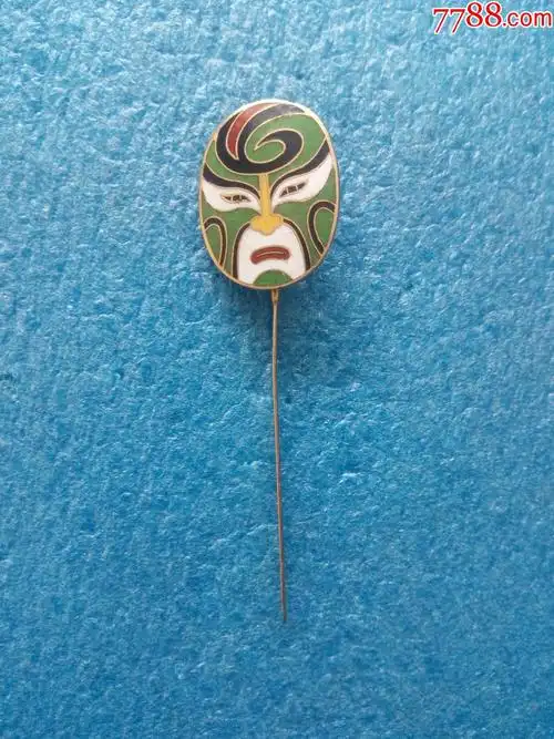 景泰蓝珐琅彩京剧脸谱黄铜如意灵芝吉祥文化书签世界三大表演体系之一