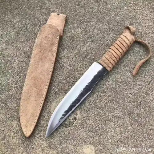 「鉴赏」纯手工锻打猎刀