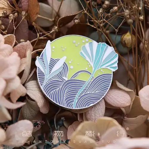 原创设计中国风胸针ins潮金属徽章创意饰品文创情侣胸针520礼物