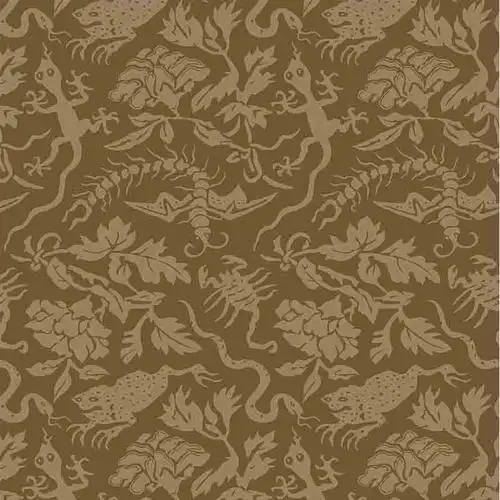 新款仿古宋制汉服服装布料 现货暗纹提花印花面料 五毒纹暗花纱