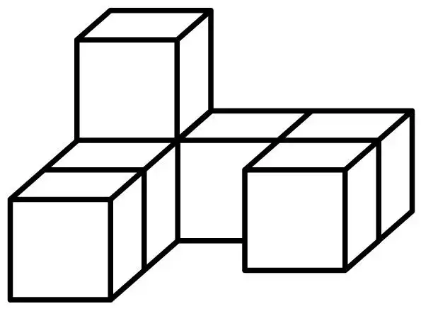 下列用相同的正方体堆放在一起组成的几何体中,主视图和左视图不相同