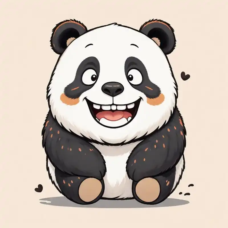 沙雕熊猫人头像98萌翻了!