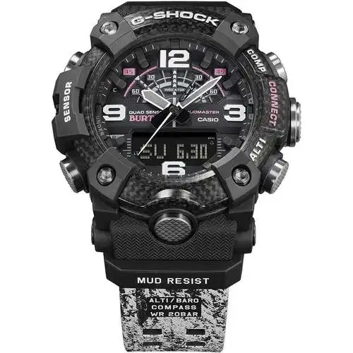 卡西欧(casio)g-shock手表 burton联名防震防水四重感应蓝牙连接功能