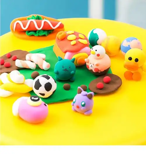 得力橡皮泥无毒幼儿园手工制作泥土玩具宝宝彩泥胶泥儿童太空泥超轻